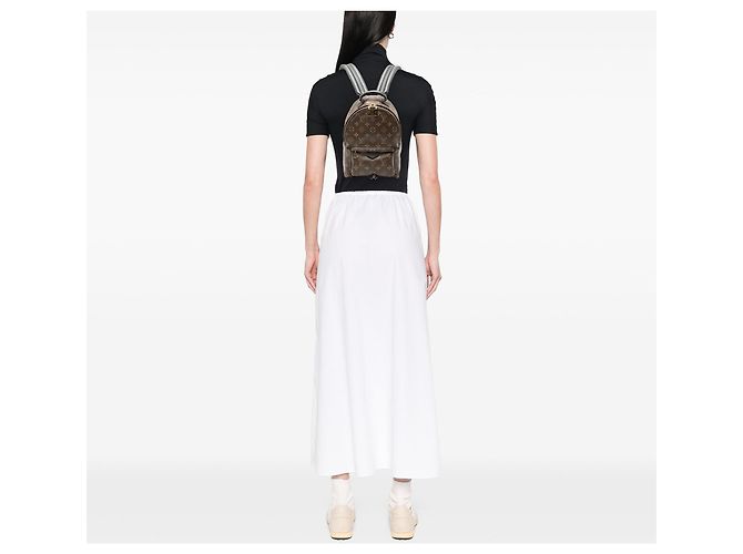 Zaino Louis Vuitton Monogram Palm Springs PM marrone - vista 6