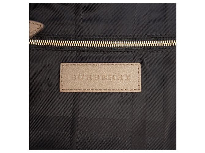 Brauner Burberry Kirley Satchel aus Leder Medium - Ansicht 5