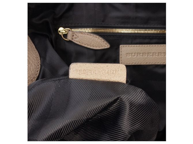 Brauner Burberry Kirley Satchel aus Leder Medium - Ansicht 6