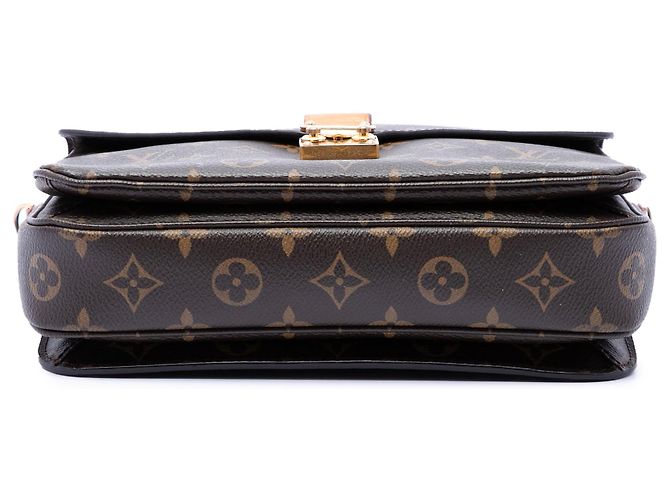 Borsa Louis Vuitton Monogram Pochette Metis marrone - vista 3
