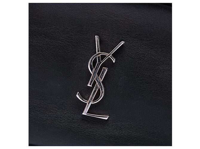 Borsa Blogger in pelle di vitello con monogramma nero Saint Laurent - vista 5