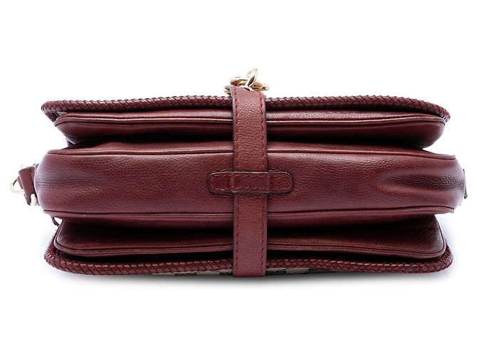 Borsa a tracolla Gucci GG Canvas Marrakech beige - vista 3