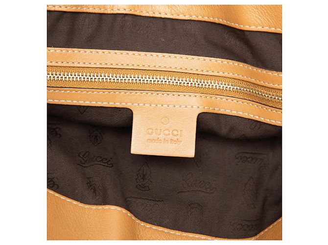 Tote Medium Guccissima GG Charm Marrone Gucci - vista 5