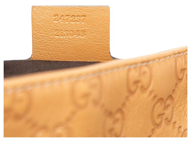Tote Medium Guccissima GG Charm Marrone Gucci - vista 6