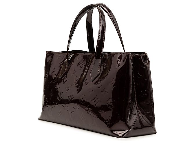 Borsa Louis Vuitton Monogram Vernis Wilshire PM viola Porpora - vista 2