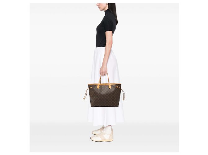 Borsa Tote Louis Vuitton Monogram Neverfull GM marrone - vista 7