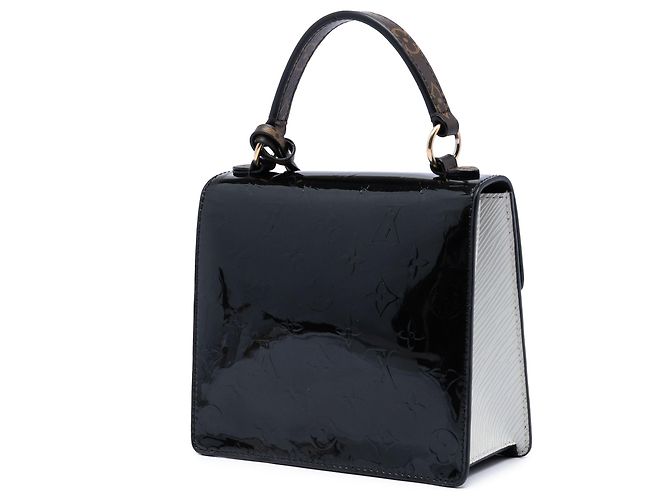 Bolso Louis Vuitton Monogram Vernis Spring Street negro - vista 2