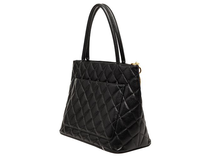 Chanel Caviar Medallion Tote Schwarz - Ansicht 2