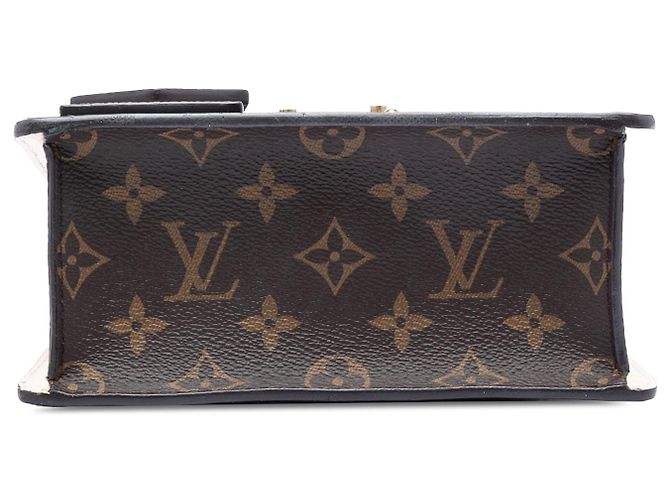 Borsa Louis Vuitton Monogram Vernis Spring Street blu - vista 3