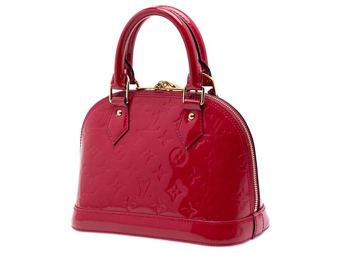 Borsa Alma BB Monogram Vernis rossa Louis Vuitton Rosso - vista 2