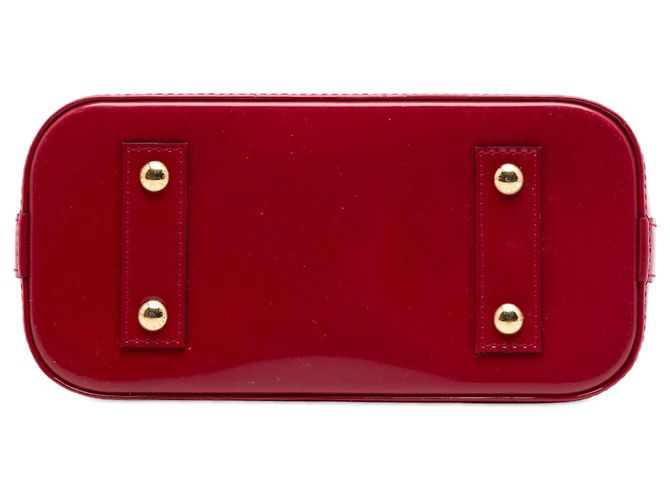 Borsa Alma BB Monogram Vernis rossa Louis Vuitton Rosso - vista 3