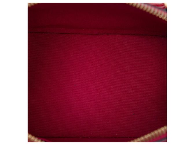 Borsa Alma BB Monogram Vernis rossa Louis Vuitton Rosso - vista 4