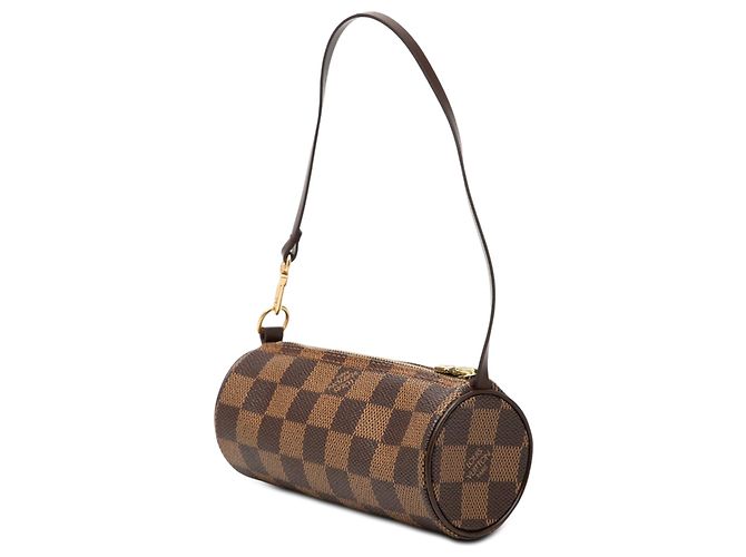 Borsa a mano Papillon Louis Vuitton Damier Ebene marrone - vista 2