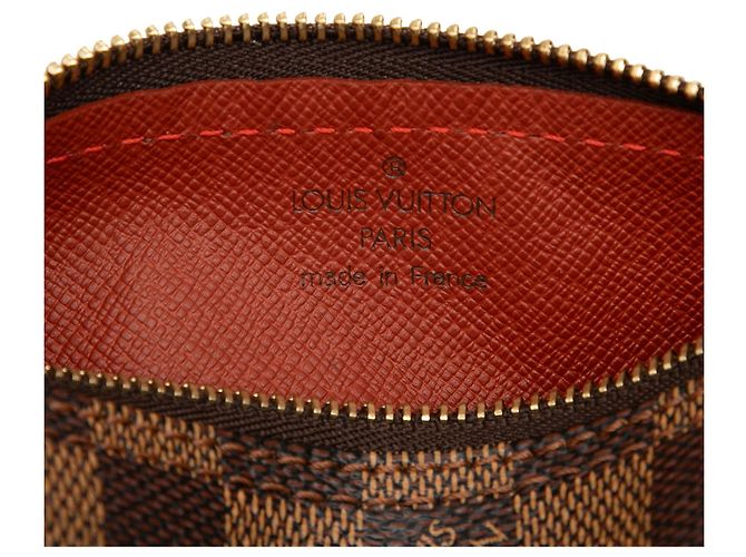 Borsa a mano Papillon Louis Vuitton Damier Ebene marrone - vista 5