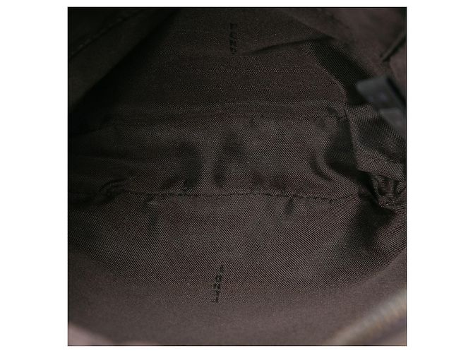 Borsa a tracolla in tela Fendi Zucchino marrone - vista 4