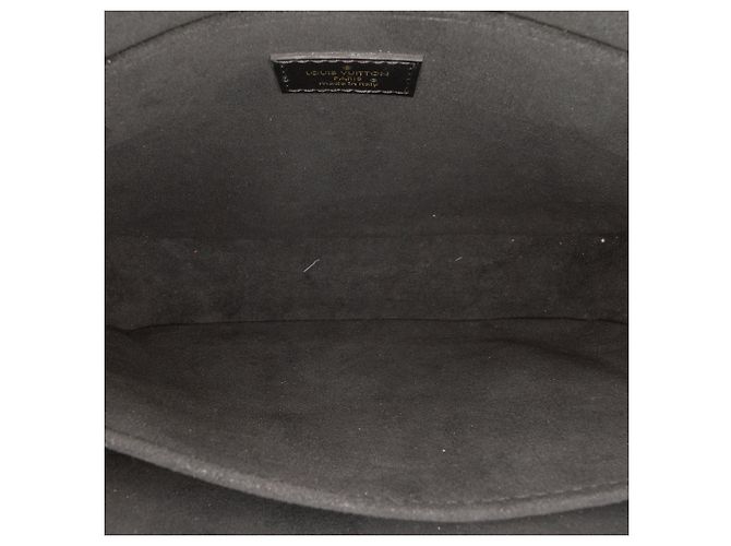 Borsa Satchel Pochette Metis in jacquard Monogram Louis Vuitton Since 1854 nero - vista 4