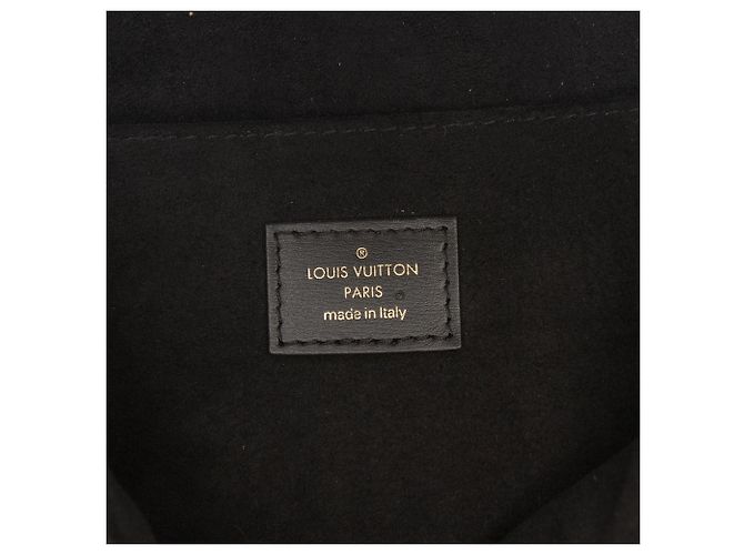 Borsa Satchel Pochette Metis in jacquard Monogram Louis Vuitton Since 1854 nero - vista 5