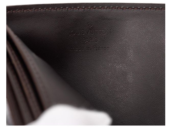 Brauner Louis Vuitton Monogram Glace Organizer Geldbeutel - Ansicht 5