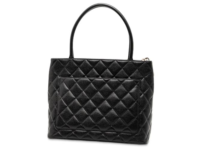 Tote Chanel Caviar Medallion nero - vista 2