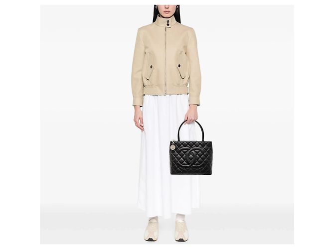 Tote Chanel Caviar Medallion nero - vista 7