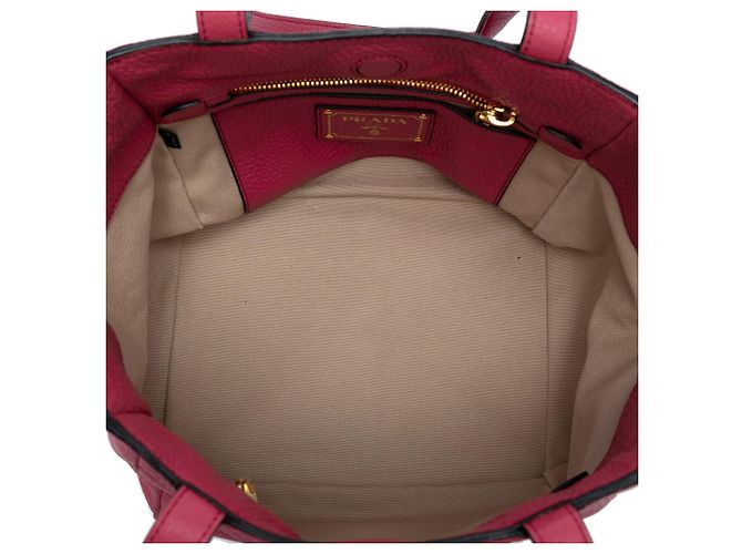 Tote in Vitello Daino rosa Prada - vista 4