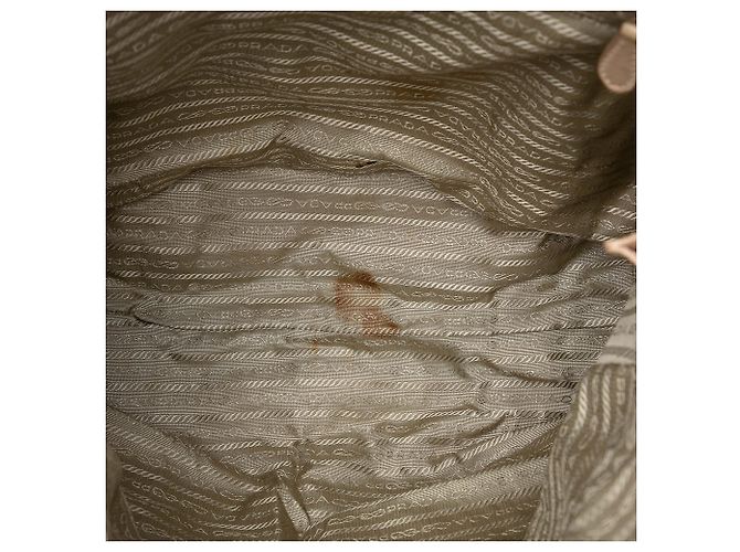 Tote Prada Nappa New Look Tan Cammello - vista 4