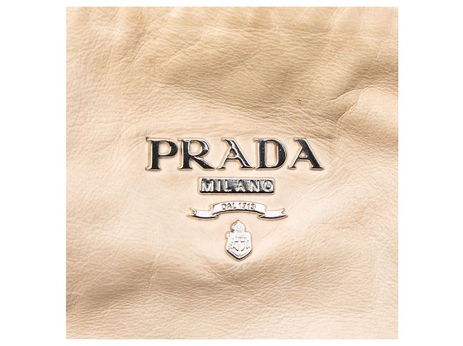 Tote Prada Nappa New Look Tan Cammello - vista 5