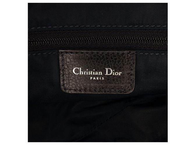 Borsa a tracolla Dior Oblique Denim Flight Double Saddle blu - vista 5