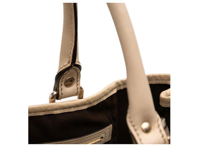 Tote verticale Gucci GG Supreme marrone - vista 10