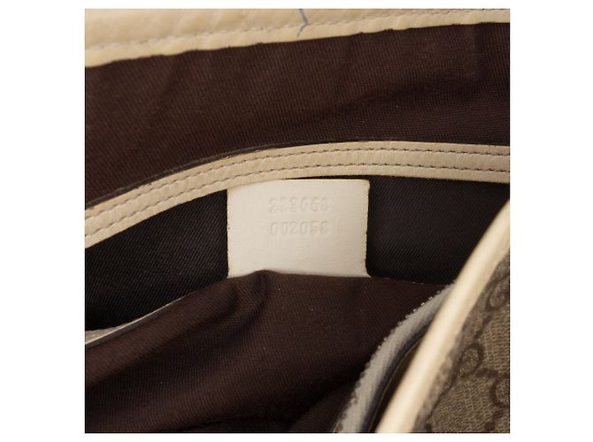 Tote verticale Gucci GG Supreme marrone - vista 7