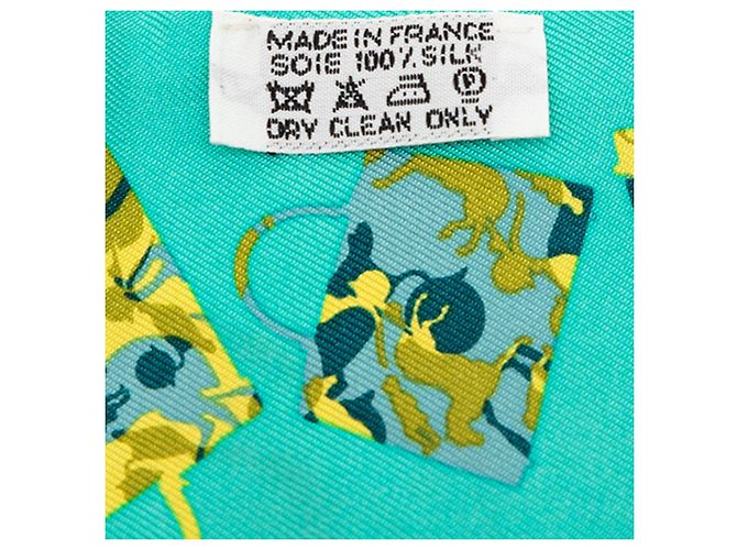 Seidentuch Twilly Blue Hermès Kelly En Caleche Blau - Ansicht 3