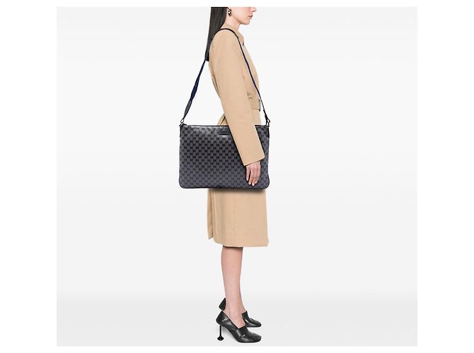 Bolsa transversal Gucci GG Crystal marrom - vista 7