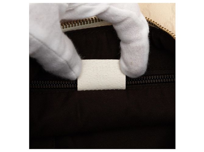 Bolso bandolera Gucci GG Canvas Web beige - vista 6