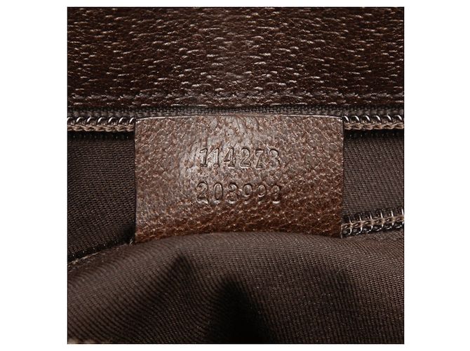 Borsa a tracolla Gucci GG Canvas beige - vista 6