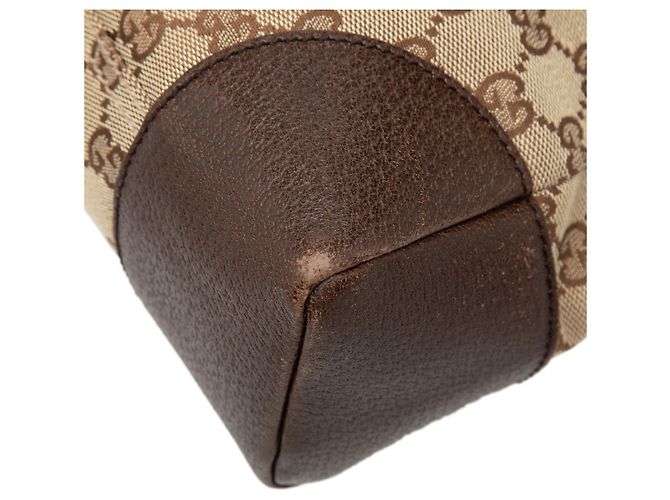 Borsa a tracolla Gucci GG Canvas beige - vista 7