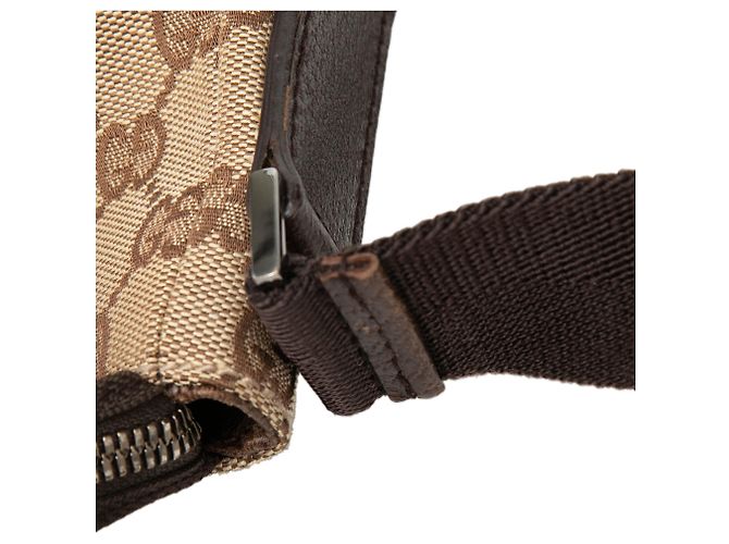 Borsa a tracolla Gucci GG Canvas beige - vista 8
