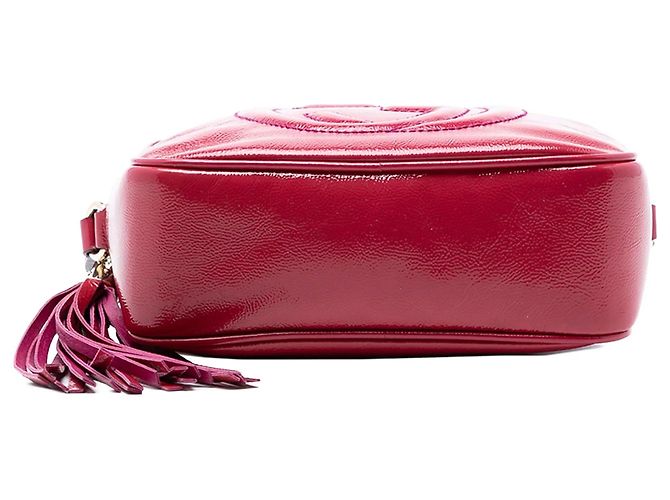 Borsa a tracolla Gucci Patent Soho Disco rosa - vista 3