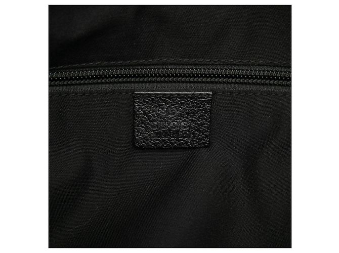 Tote verticale Gucci GG Canvas Web nero - vista 5
