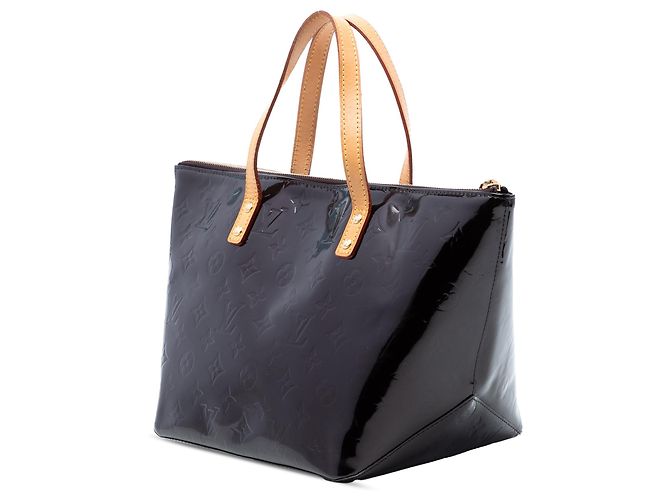 Borsa Louis Vuitton Monogram Vernis Bellevue PM Viola Porpora - vista 2
