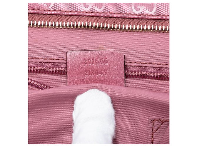 Borsa a tracolla Gucci GG Imprime rosa - vista 6