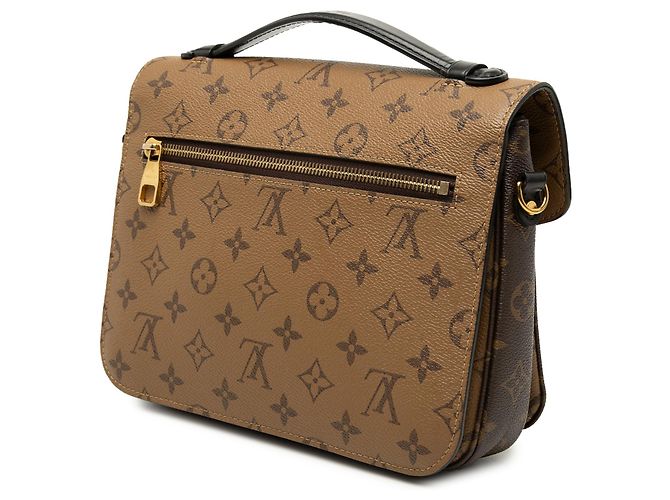 Borsa Louis Vuitton Monogram Reverse Pochette Metis marrone - vista 2