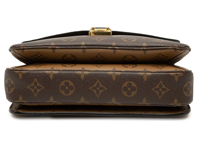 Borsa Louis Vuitton Monogram Reverse Pochette Metis marrone - vista 3