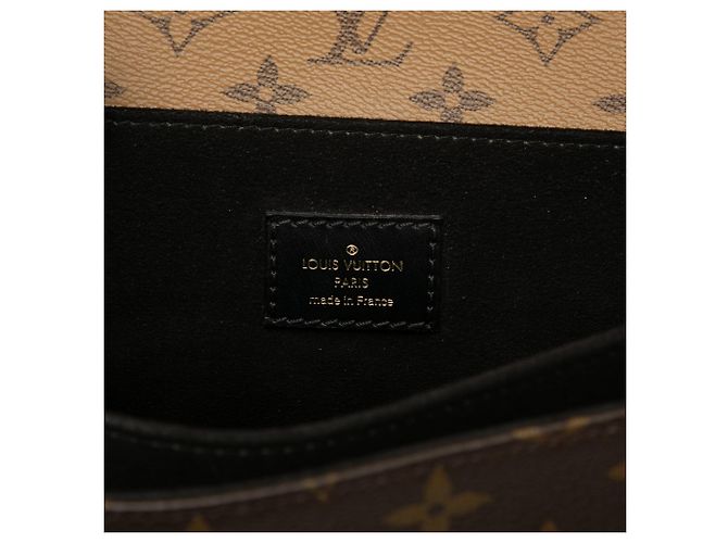 Borsa Louis Vuitton Monogram Reverse Pochette Metis marrone - vista 5