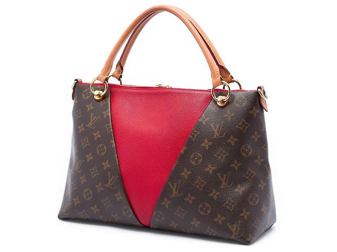 Borsa Louis Vuitton Monogram V Tote MM marrone - vista 2