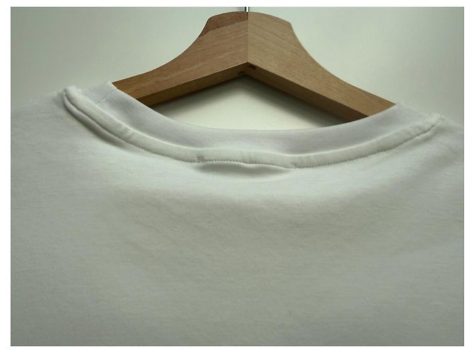 T-shirt Louis Vuitton Paris Glow Signature bianca in cotone Bianco - vista 15