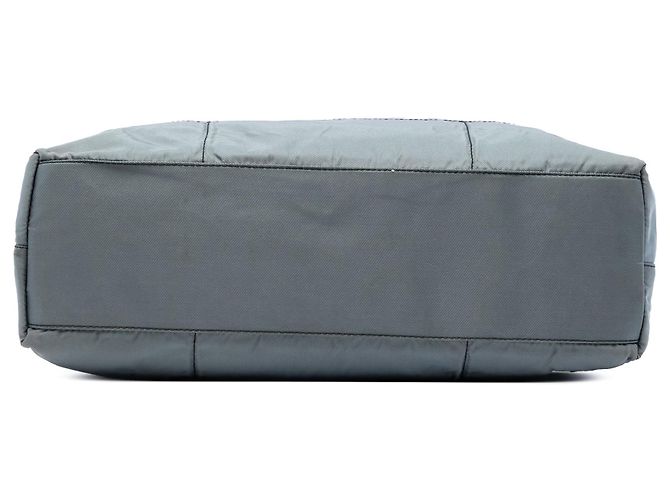 Grauer Prada Impuntu Tessuto Chain Tote - Ansicht 3