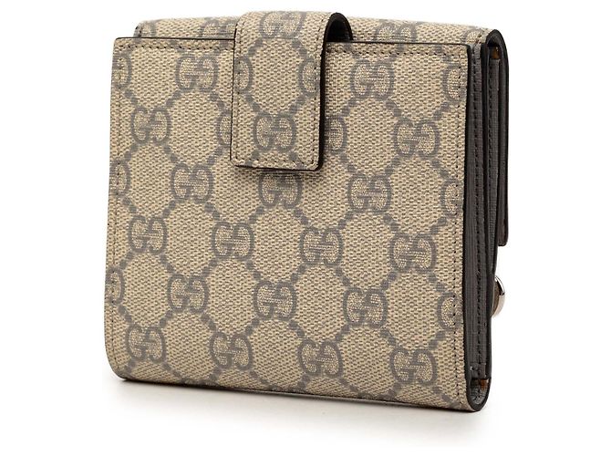 Cartera Gucci GG Supreme Interlocking G Pierce Beige Mini Carteras - vista 2