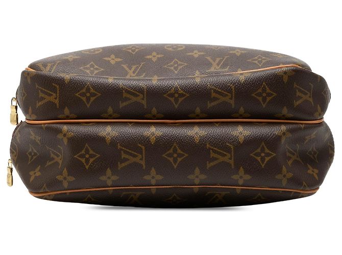 Borsa a tracolla Louis Vuitton Monogram Reporter PM marrone - vista 3