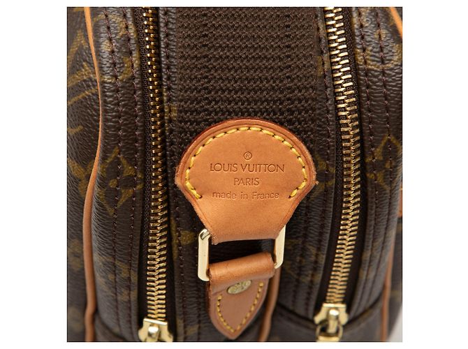 Borsa a tracolla Louis Vuitton Monogram Reporter PM marrone - vista 5
