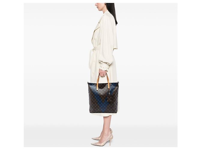 Brauner Louis Vuitton Monogram V Cabas Jour Satchel - Ansicht 6
